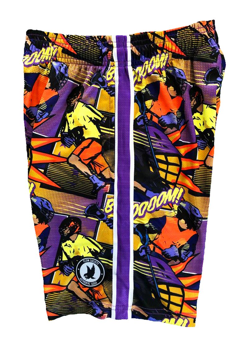Flow Society - Comic LAX Sideline Men's Lacrosse Shorts