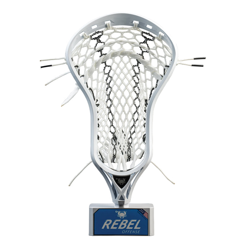 East Coast Dyes Rebel Offense lacrosse head prestrung