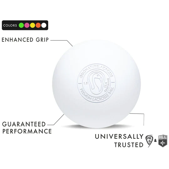 Signature Lacrosse CLA/NCAA Certified Lacrosse Balls
