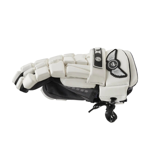 OneLax White Lacrosse Gloves