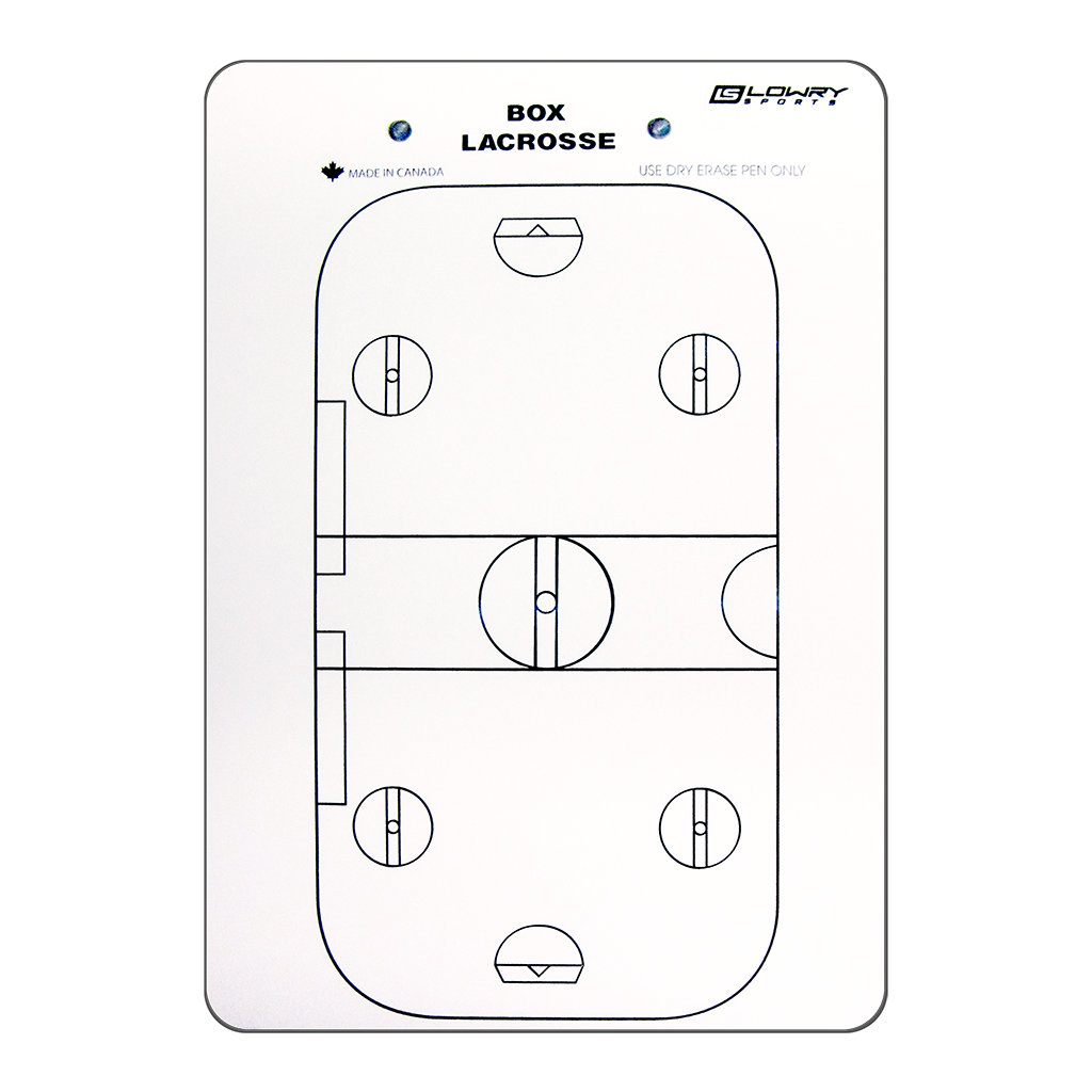 Box Lacrosse Coaches Board - 10" x 14"