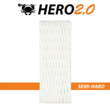 East coast Dyes Hero 2.0 lacrosse mesh white semi-hard