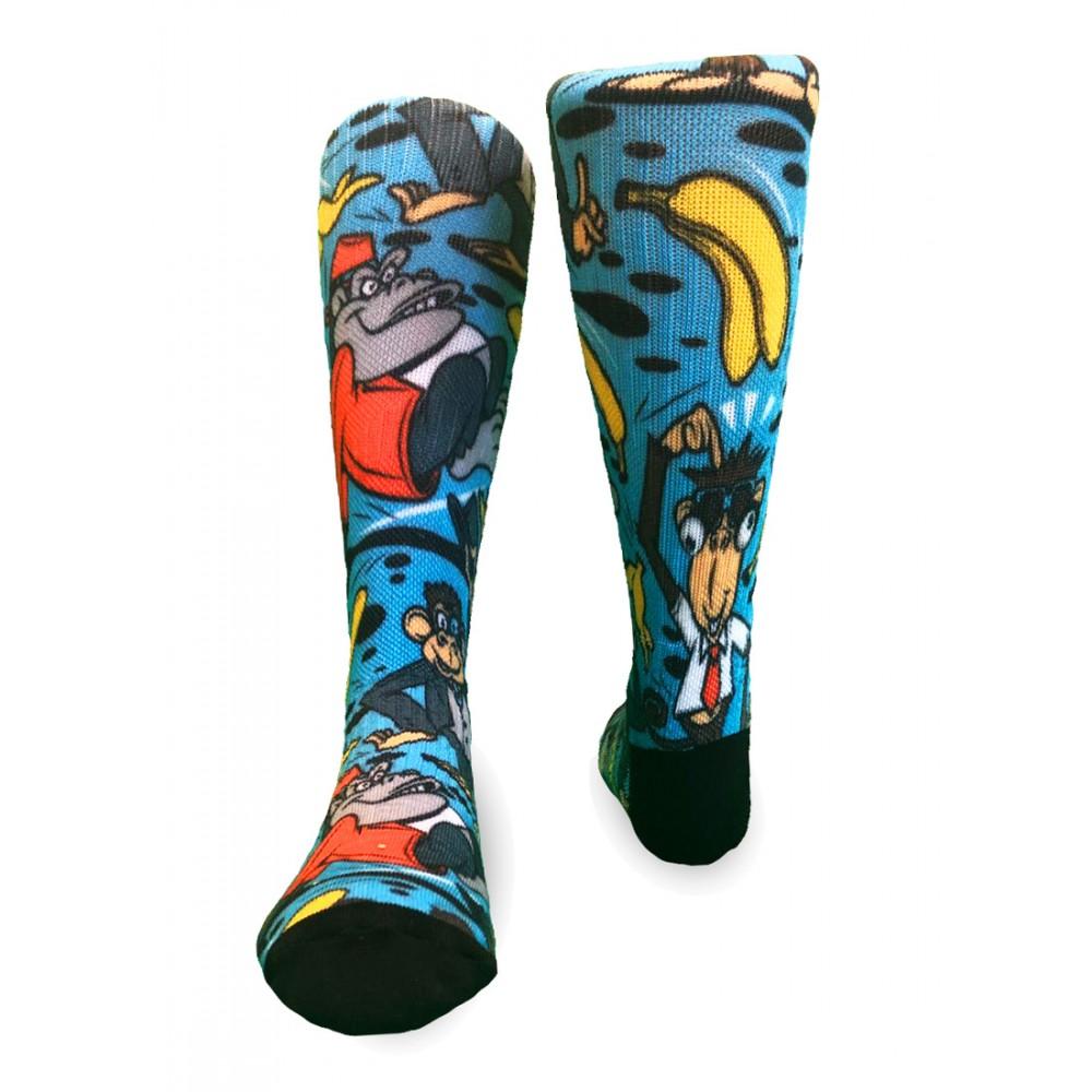 Flow Society - Monkey Suit Youth Lacrosse Crew Socks