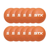 STX (NAMI) Soft Indoor Practice Lacrosse Balls - orange - 1 dozen